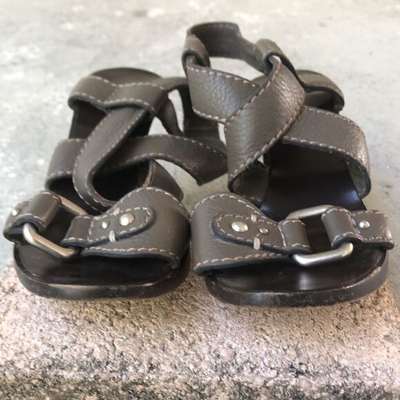 Chloe slip on cris cross sandals - Picture 5 of 11